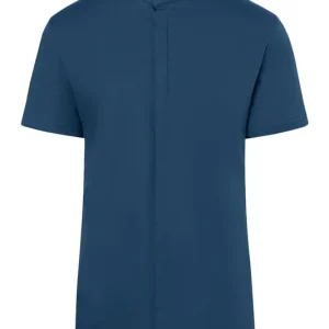 Koksbuis Met Korte Mouwen Voor Heren, Diamond Cut Avantgarde - Staalblauw - 44 Weekendaanbieding