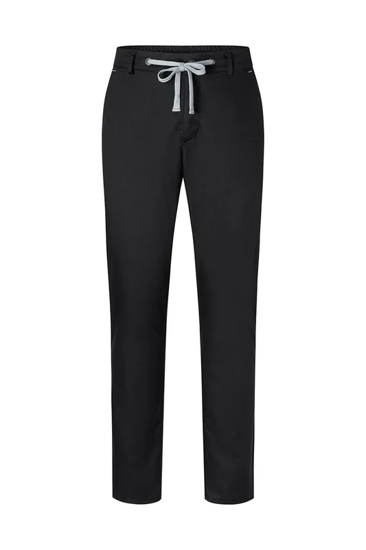 Koopje Chino Broek Voor Heren, Modern Stretch - Zwart - 46