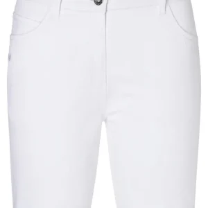 Herenshorts Met 5 Zakken, Klassiek Stretch - Wit - 44 Flitsaanbieding