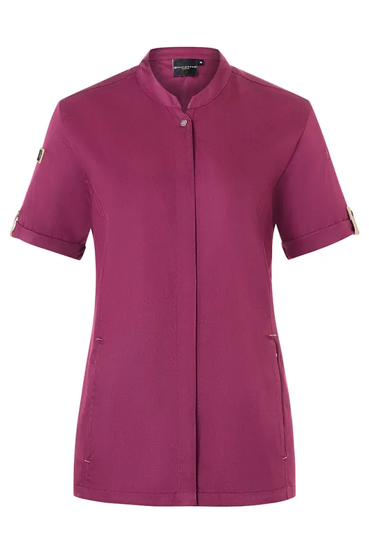 Exclusieve Aanbieding Koksbuis Met Korte Mouwen Voor Dames, Green-Generation, Gemaakt Van Duurzaam Materiaal - Fuchsia - 34