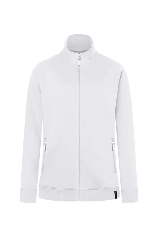 Uitverkoop Dames Werkjas/Sweatjack Van Zacht Materiaal, Gemaakt Van Duurzaam Materiaal - Wit - L