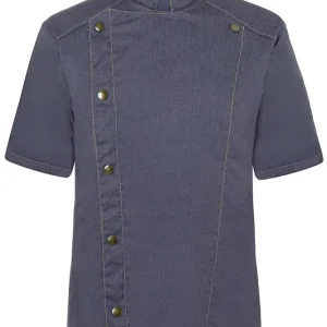 Koksbuis Met Korte Mouwen In Jeansstijl - Vintage Zwart - 46 Tijdelijk Beschikbaar