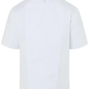 Hete Deal Koksbuis Met Korte Mouwen, Moderne Look - Wit - 46