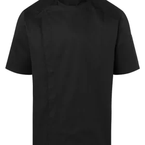 Beste Prijs Koksbuis Met Korte Mouwen, Moderne Look - Zwart - 46