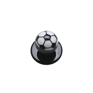 Voordeelprijs Voetbal Met Knopen, 12 Stuks Per Verpakking - Zwart - Verpakking