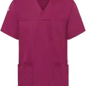 Tuniek Met Korte Mouwen Voor Heren, Gemaakt Van Duurzaam Materiaal - Fuchsia - L Koop Vandaag