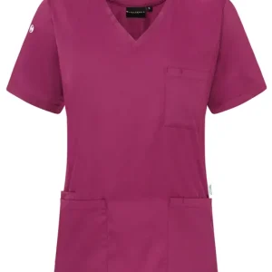 Damestuniek Met Korte Mouwen, Gemaakt Van Duurzaam Materiaal - Fuchsia - L Betaalbaar