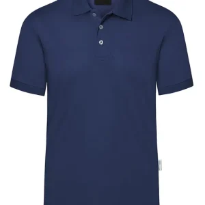 Korting Polohemd Voor Heren Met Moderne Uitstraling, Gemaakt Van Duurzaam Materiaal - Marineblauw - L