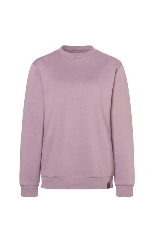 Damessweatshirt In Werkstijl, Gemaakt Van Duurzaam Materiaal - Donkerroze - L Dagaanbieding