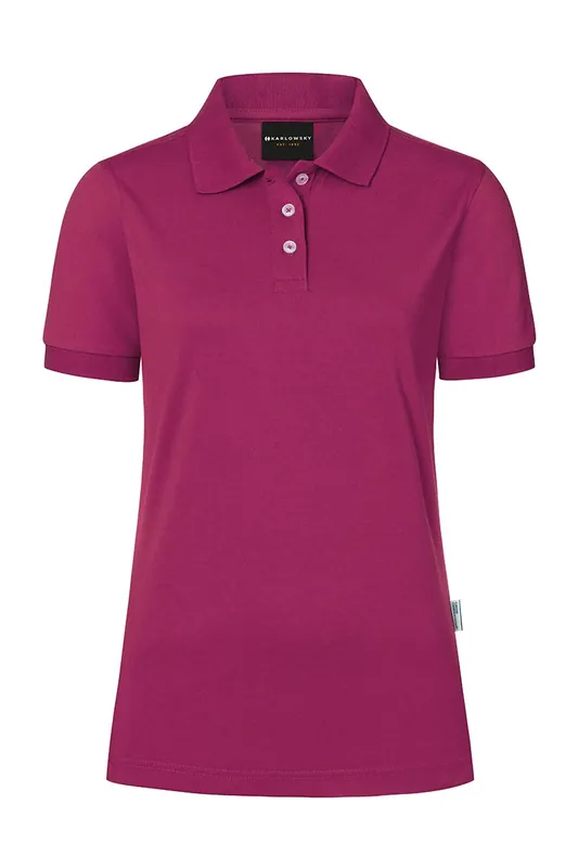 Direct Verzonden Damespolo Met Moderne Uitstraling, Gemaakt Van Duurzaam Materiaal - Fuchsia - L