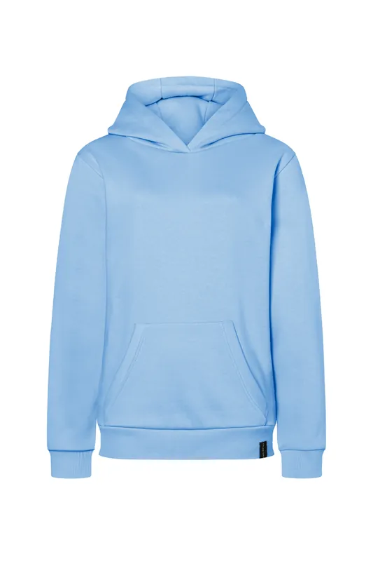 Actieprijs Dames Workwear Sweater Hoodie Soft-Face, Gemaakt Van Duurzaam Materiaal - Ijsblauw - L