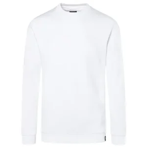 Shop Nu Herensweatshirt In Werkstijl, Gemaakt Van Duurzaam Materiaal - Wit - L