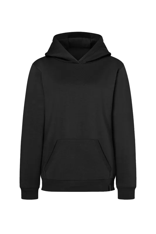 Dames Workwear Sweater Hoodie Soft-Face, Gemaakt Van Duurzaam Materiaal - Zwart - L Premium