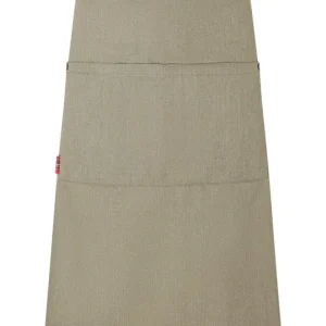 Bistroschort In Denimstijl Rock Chef-Stage2 - Vintage Mosgroen Hete Deal