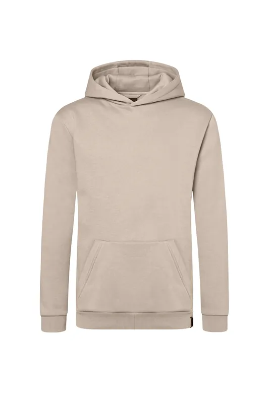 Goedkoop Heren Workwear Sweat Hoodie Soft-Face, Gemaakt Van Duurzaam Materiaal - Zandkleur - L
