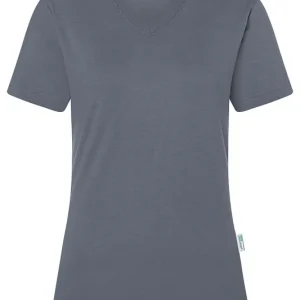 Betaalbaar Dames T-Shirt In Casual Stijl, Gemaakt Van Duurzaam Materiaal - Antraciet - L