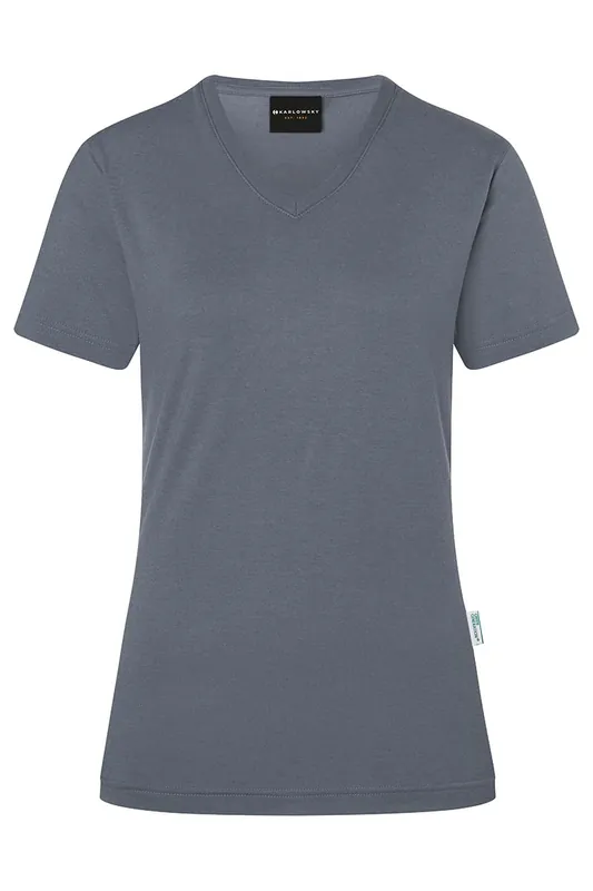 Betaalbaar Dames T-Shirt In Casual Stijl, Gemaakt Van Duurzaam Materiaal - Antraciet - L