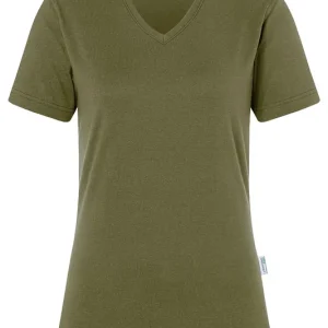 Flitsaanbieding Dames T-Shirt In Casual Stijl, Gemaakt Van Duurzaam Materiaal - Mosgroen - L