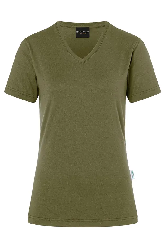 Flitsaanbieding Dames T-Shirt In Casual Stijl, Gemaakt Van Duurzaam Materiaal - Mosgroen - L