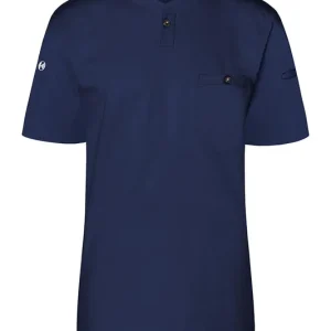 Werkshirt Met Korte Mouwen Performance - Marineblauw - L Premium