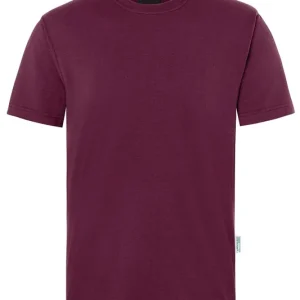 T-Shirt Voor Heren, Casual Model, Gemaakt Van Duurzaam Materiaal - Aubergine - L Laatste Versie