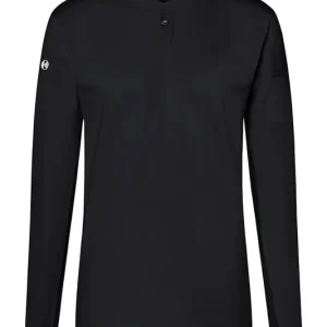 Dameswerkshirt Met Lange Mouwen - Zwart - L Populair