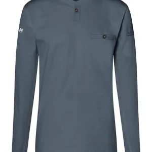 Performance Werkshirt Met Lange Mouwen - Antraciet - L Gereduceerde Prijs