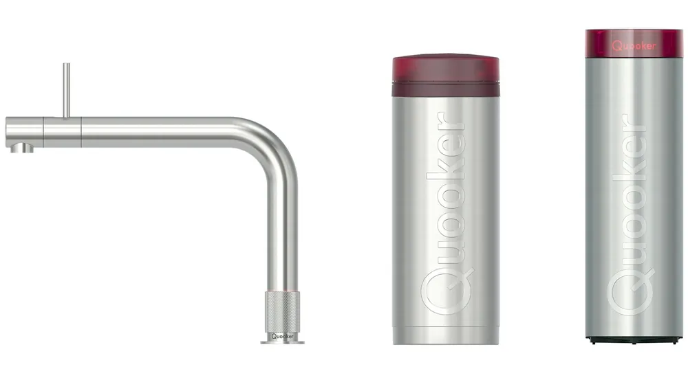 Direct Beschikbaar Quooker 3FRONTRVSCUBE kokendwaterkraan