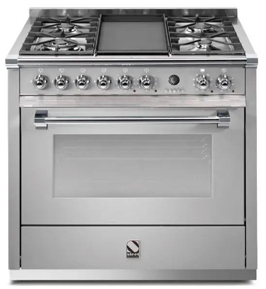 Actieprijs Steel A9S4TSS fornuis