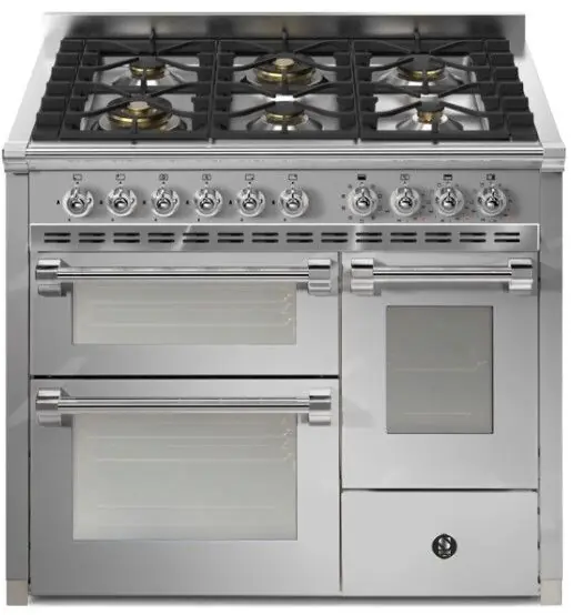 Favoriet Steel AQ10SFF-6W fornuis