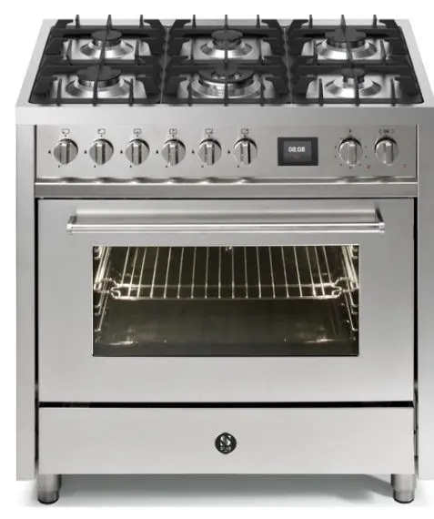 Steel EQ9F-6 fornuis Betaalbaar