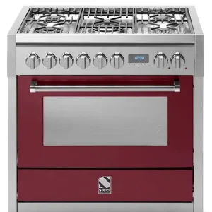 Hete Deal Steel G9F4MBR fornuis