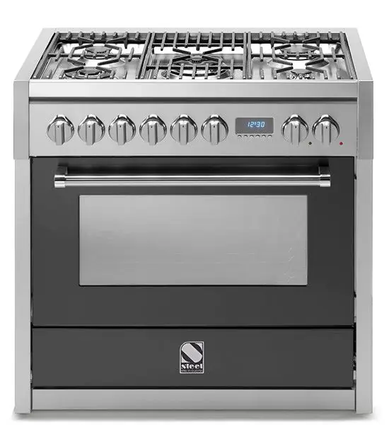 Superprijs Steel G9S4MAN fornuis