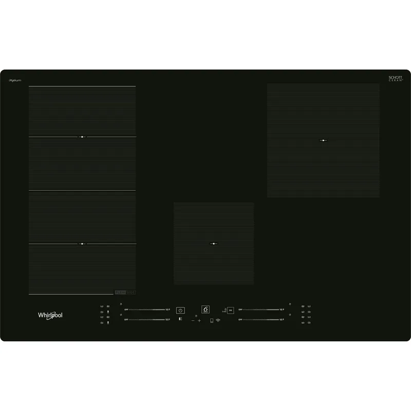 Whirlpool WF S5077 NE/IXL kookplaat Speciale Aanbieding